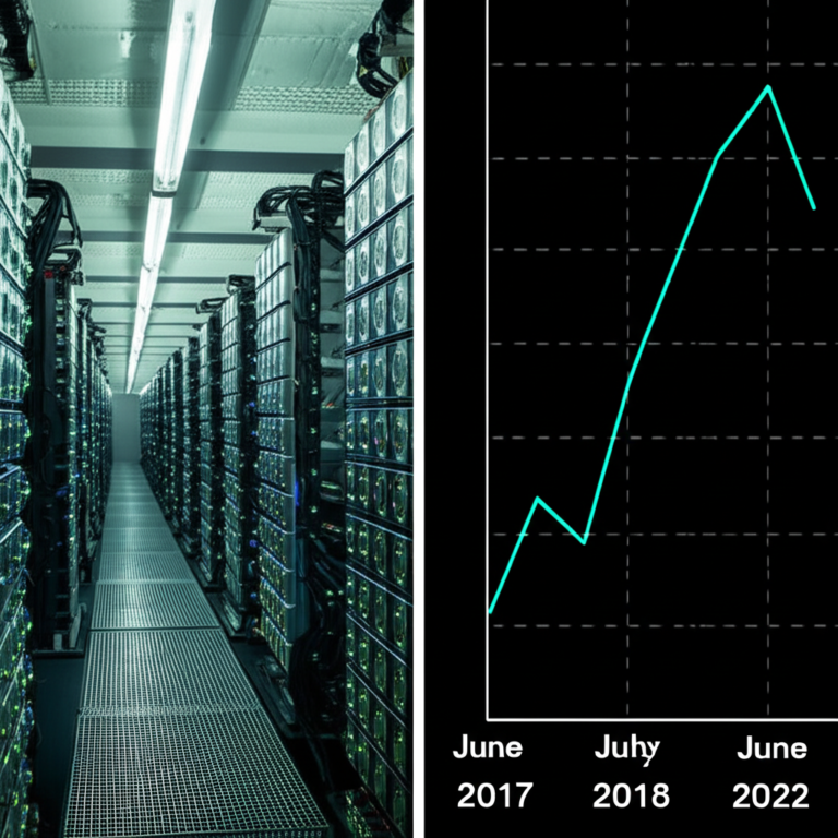 Bitcoin Mining Slumps in June: Power Cuts and Weather Take Their Toll