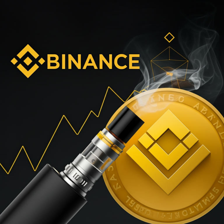 Canadian Vape Firm Soars 550% After Binance-Linked BNB Treasury Pivot