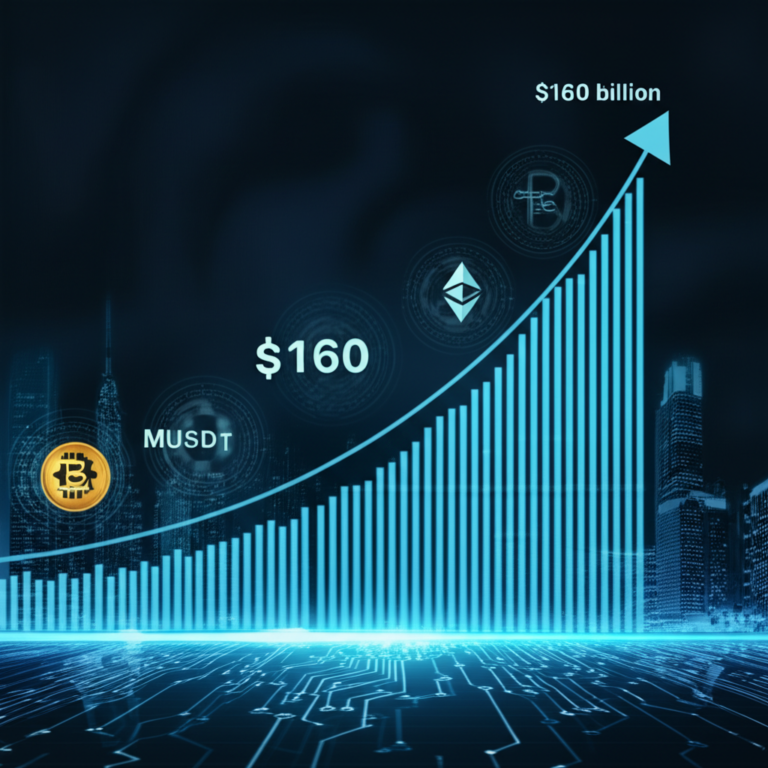 Tether’s USDT Surges Past $160 Billion: Reinforcing its Dominance as the “Digital Dollar”?