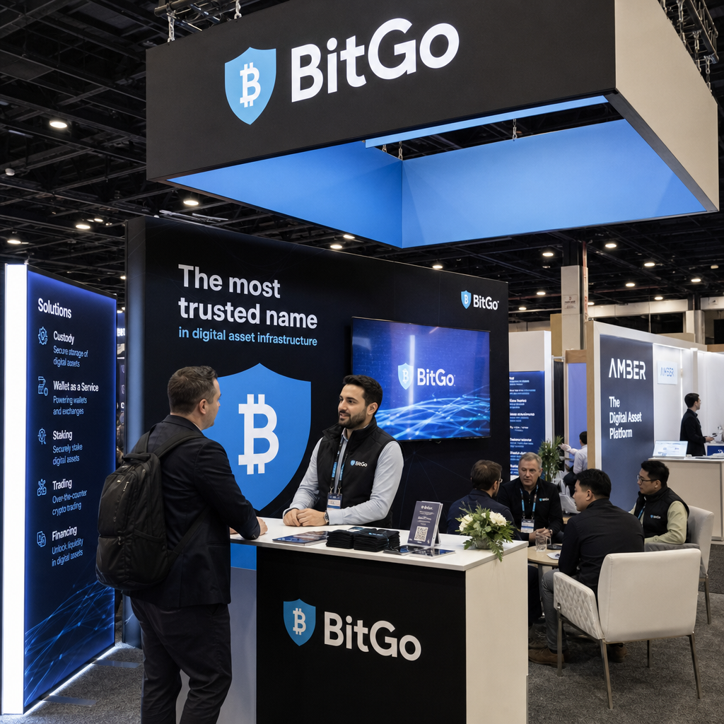 BitGo's modern office lobby reflects its rapid growth amid rising financial losses.